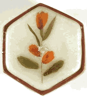 Flower Candle Tuberose Hexagon 3 from AUROSHIKHA CANDLES & INCENSE