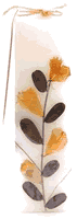 Flower Candle Sandal Square 1 1/2 from AUROSHIKHA CANDLES & INCENSE