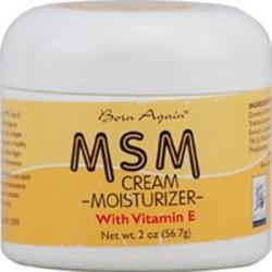AT LAST NATURALS: Born Again MSM Cream 2 oz
