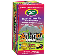 Source of life animal parade sugar free multi d3 assorted flavors, 90 Chewables