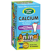 Natures plus - Source of life® animal parade sugar free calcium vanilla sundae flavor 90 Chewables