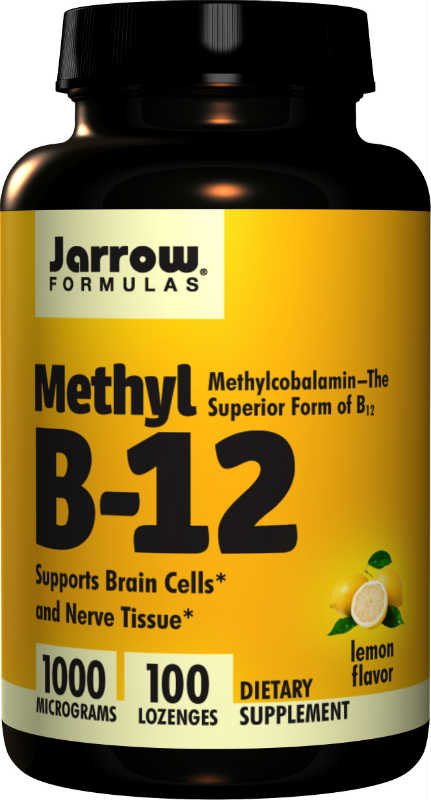 JARROW: Methyl B12 Methylcobalamin 1000 MCG 100 lozenges