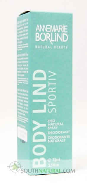 Body Lind Sportiv Deodorant Spray 2.5 fl oz from BORLIND OF GERMANY