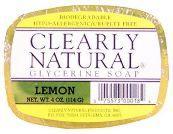 CLEARLY NATURAL: Clearly Natural Glycerine Bar Soaps Lemon 4 oz