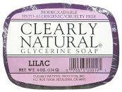 CLEARLY NATURAL: Clearly Natural Glycerine Bar Soaps Lilac 4 oz