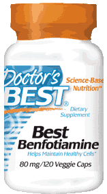 Best Benfotiamine 80mg 120VC from Doctors Best