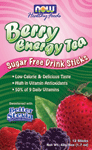 Berry energy tea sugar free drink sticks - 12 1.7 oz. sticks, 12 Sticks