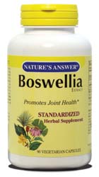 NATURE'S ANSWER: Boswellia Extract caps Standardized 90 VEGI