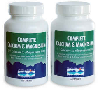 Complete Cal / Mag 1 to 1 120 tabs from Trace Minerals Research