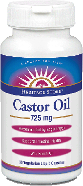 Castor oil 725 mg, 60 vegicap
