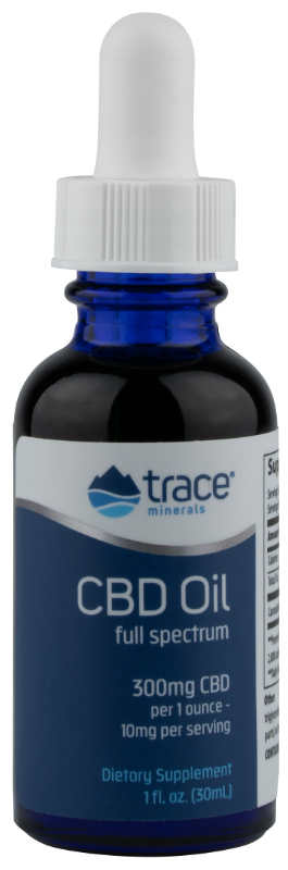 Trace Minerals Research: CBD Oil 300mg 1 oz.