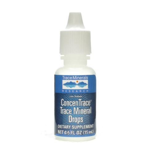Low Sodium ConcenTrace Trace Mineral Drops 1/2 fl.oz. from Trace Minerals Research