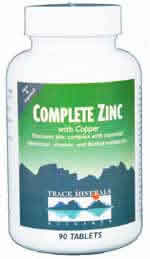 Complete Zinc 90 tabs from Trace Minerals Research