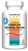 Complete Prenatal System 180 tabs from RAINBOW LIGHT