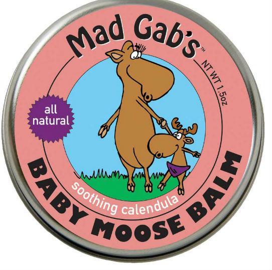 MAD GAB'S: Moose Smootch Lip Balm (Stick) SPF15 Chocolate 0.15 oz