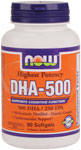DHA 500mg 90 Softgels from NOW
