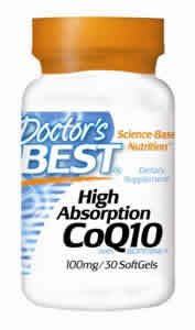 Doctors Best: High Absorption CoQ10 100mg with Bioperine 60VC