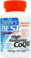 High Absorption CoQ10 400mg with Bioperine 60VC from Doctors Best