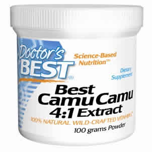 Best Camu Camu 4 to 1 Extract Powder 100G, 4:1 Extract from Doctors Best