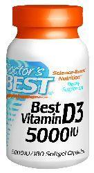 Doctors Best: Best Vitamin D3 (5000IU) 180 SG
