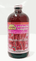 Apple Strawberry Acidophilus 16 oz from DYNAMIC HEALTH LABORATORIES INC