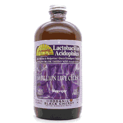 Black Cherry Acidophilus 16 oz from DYNAMIC HEALTH LABORATORIES INC
