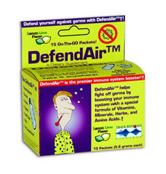 DefendAir 1 Box/15 Pkts from Trace Minerals Research