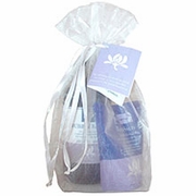 Gift bag ylang ylang and cedarwood bubble bath 12oz bath salts 4oz, 1 bag