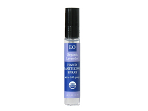 Hand sanitizer spray organic lavender, .33 oz