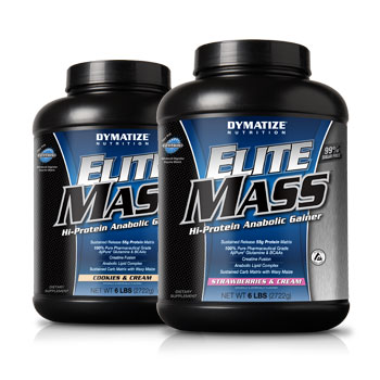 Dymatize - Elite mass cookies and crm 6lb 1