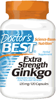 Extra Strength Ginkgo 120C - 120mg/ea from Doctors Best