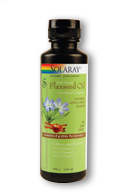 Flaxseed Oil High Lignan Apple Crisp 8 oz. Liquid from Solaray