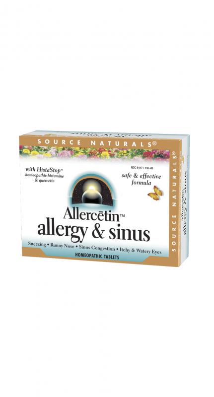SOURCE NATURALS: Allercetin allergy & sinus 48 tabs