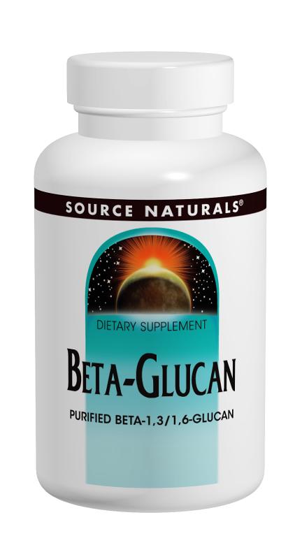 SOURCE NATURALS: Beta Glucan 30 tabs