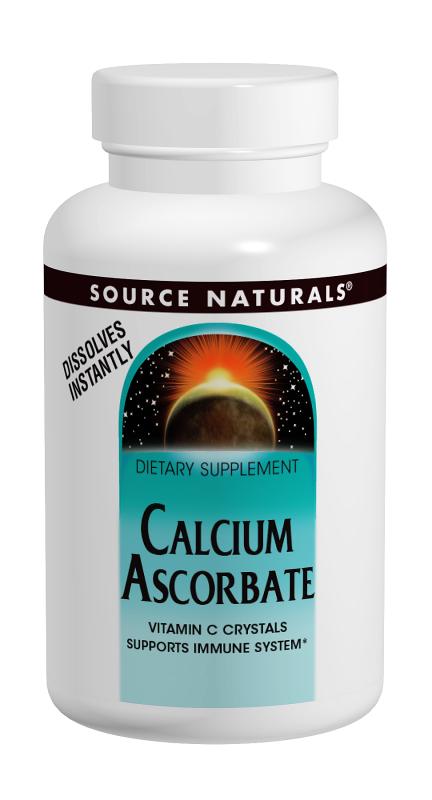 SOURCE NATURALS: Calcium Ascorbate Crystals 8 oz