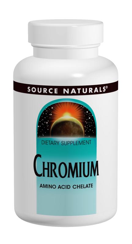 SOURCE NATURALS: Chromium Chelate 200 mcg 250 tabs