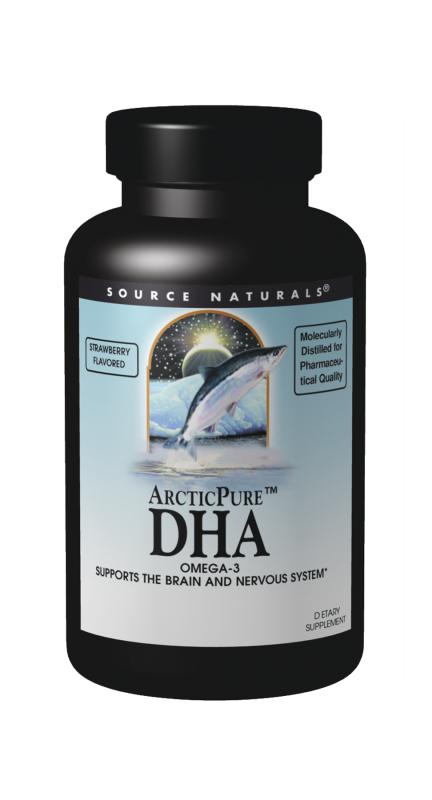 SOURCE NATURALS: ArcticPure DHA 250 mg (strawberry) 60 sg