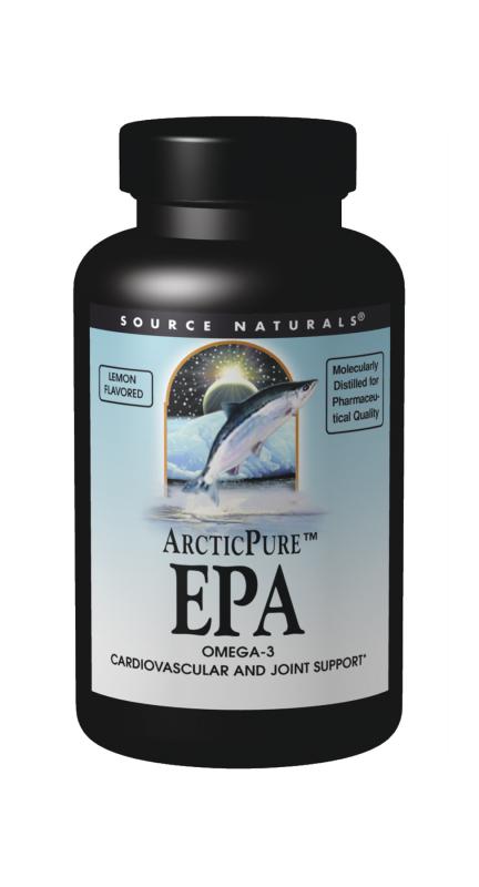 SOURCE NATURALS: ArcticPure EPA (lemon) 60 sg