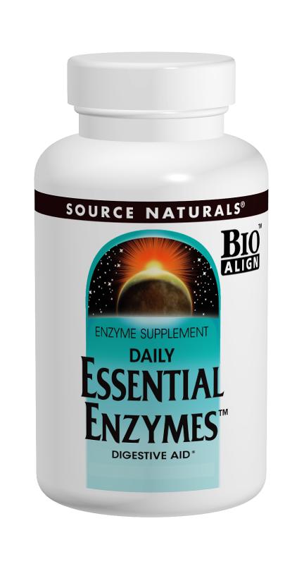 SOURCE NATURALS: Essential Enzymes 500 mg Vegetarian 120 caps
