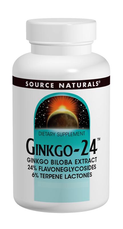 Ginkgo-24 Biloba Extract 120 mg Dietary Supplements