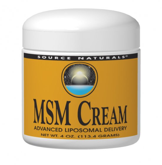 SOURCE NATURALS: MSM Joint Response Cream 2 oz