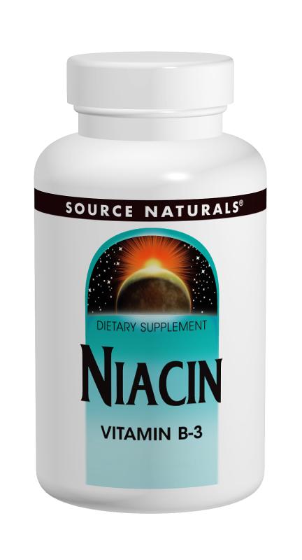SOURCE NATURALS: Niacin 100 mg 100 tabs