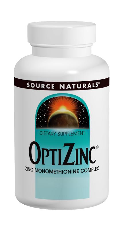 SOURCE NATURALS: OptiZinc Zinc Monomethionine 30 mg 60 tabs