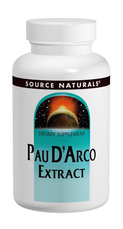 SOURCE NATURALS: Pau D'Arco Extract 500 mg 50 tabs