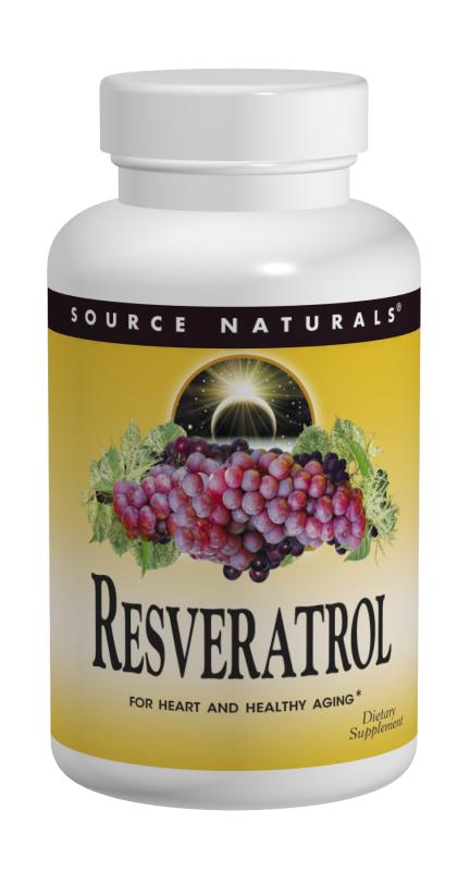 SOURCE NATURALS: Resveratrol 30 tabs