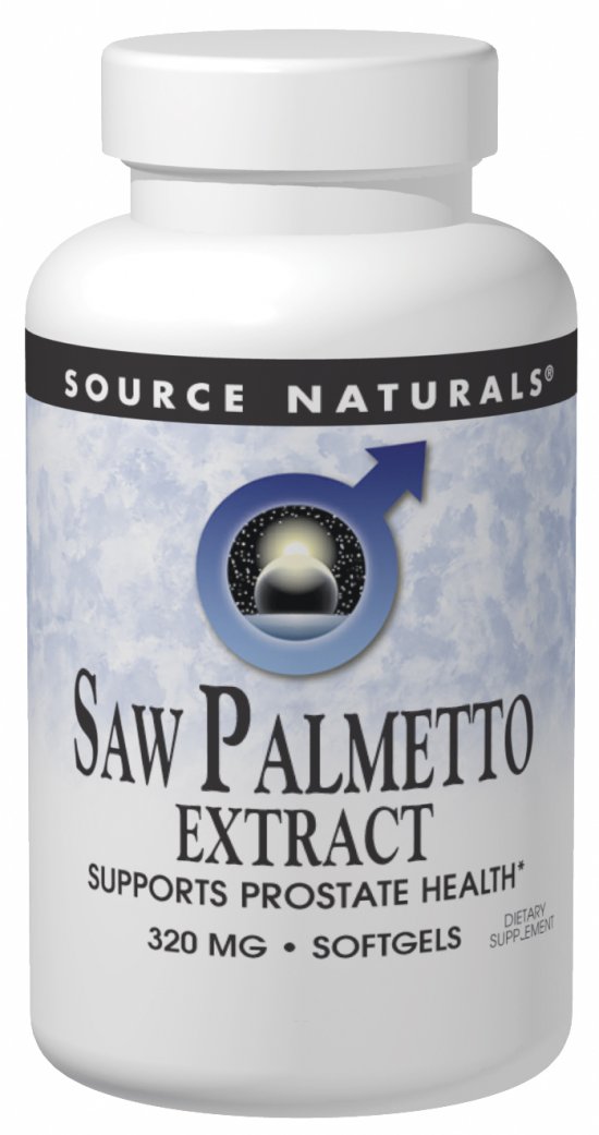 SOURCE NATURALS: Saw Palmetto Extract 160 mg 60 SG