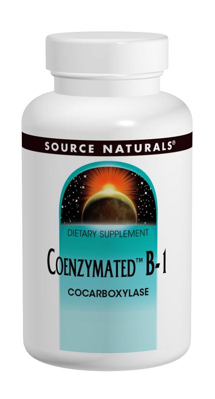 SOURCE NATURALS: Coenzymated B-1 Sublingual 25 mg 30 tabs