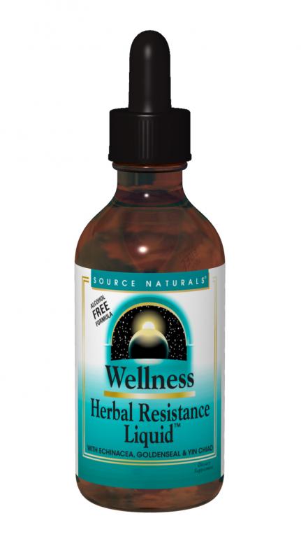 SOURCE NATURALS: Wellness Herbal Resistance Liquid (Alcohol Free Formula) 2 fl oz
