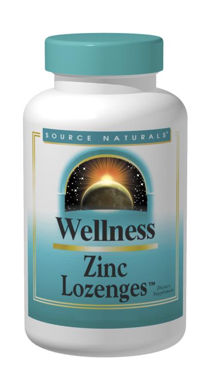 SOURCE NATURALS: Wellness Zinc Lozenges 60 tabs