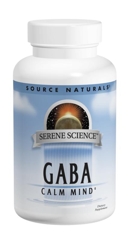 SOURCE NATURALS: GABA 750 mg 45 tabs